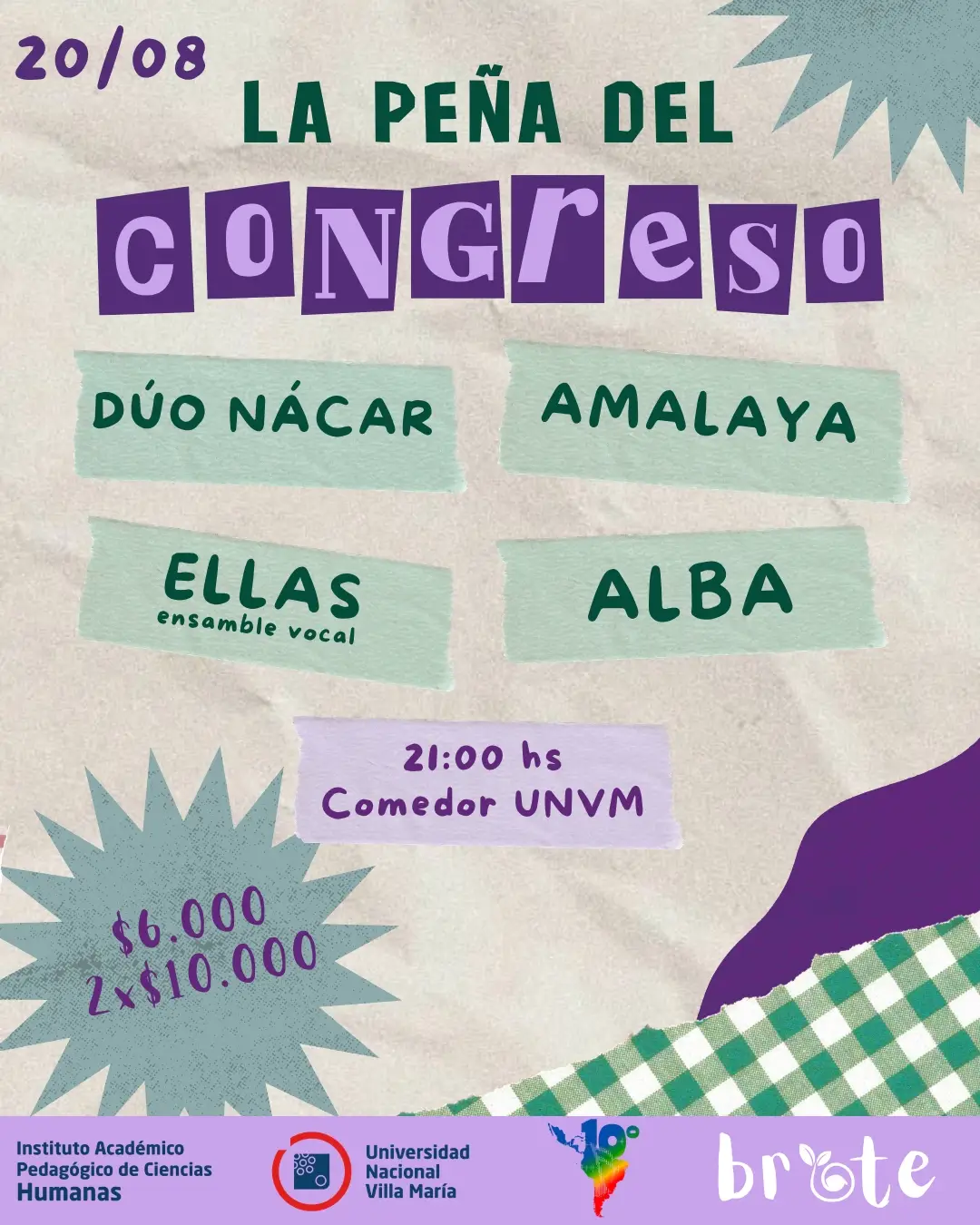 Llega la Peña del Congreso Latinoamericano de Música Popular de la UNVM